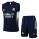 2025-26 Real Madrid  Royal blue Tank top and shorts suit #D2562