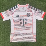 2025-26 Bayern Away Muller #25 Print Picture Number Fans Soccer Jersey