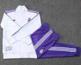 25-26 Real Madrid  White Jacket Tracksuit #A2532