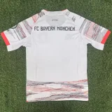 2025-26 Bayern Away Muller #25 Print Picture Number Fans Soccer Jersey