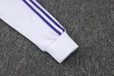 25-26 Real Madrid  White Jacket Tracksuit #A2532