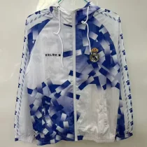 25-26 Real Madrid White Windbreaker