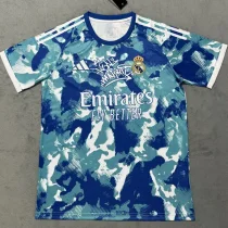 2025-26 Real Madrid Blue Special Edition Fans Training Shirts