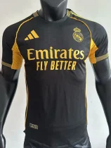 2025-26 Real Madrid  Black Special Edition Player Version Training Shirts