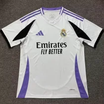 2025-26 Real Madrid  White Purple Fans Training Shirts