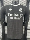 2025-26 Real Madrid  Black GoalKeeper Player Version Soccer Jersey