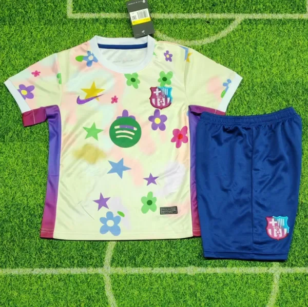 2025-26 Barcelona Yellow Special Edition Kids Training