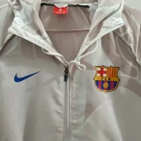 2025-26 Barcelona White pink Windbreaker