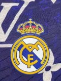 2025-26 Real Madrid Purple Blue Special Edition Player Version Training Shirts
