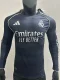 2025-26 Real Madrid  Away Long Sleeve Player Version Soccer Jersey (长袖球员)