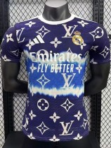 2025-26 Real Madrid Purple Blue Special Edition Player Version Training Shirts