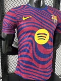 2025-26 Barcelona  Red Blue Special Edition Player Version Training Shirts