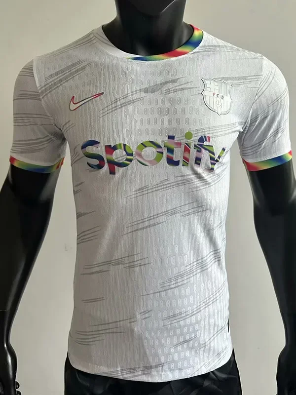 2025-26 Barcelona  White Special Edition Player Version Training Shirts