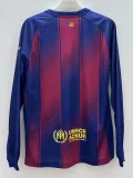 2025/26 FC Barcelona Home Long Sleeve Soccer Jersey (长袖)