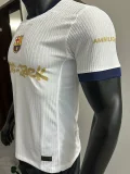 2025-26 Barcelona  White Special Edition Player Version Training Shirts (Cactus Jack)
