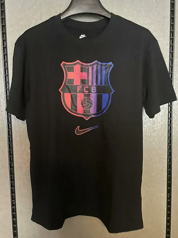 2025-26 Barcelona  Black High Quality Casual T-Shirt