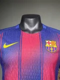 2025-26 Barcelona  Home Player Version Soccer Jersey (胸前无广告)