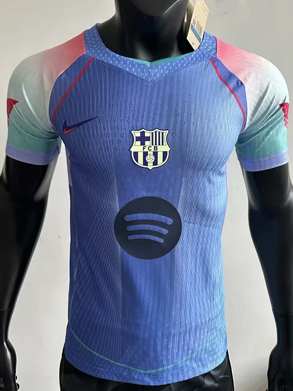 2025-26 Barcelona  Blue Special Edition Player Version Training Shirts