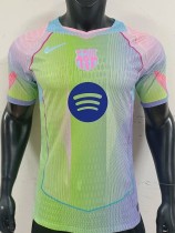 2025-26 Barcelona Green Special Edition Player Version Training Shirts