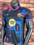 2025-26 Barcelona Grey Black Player Version Training Shirts