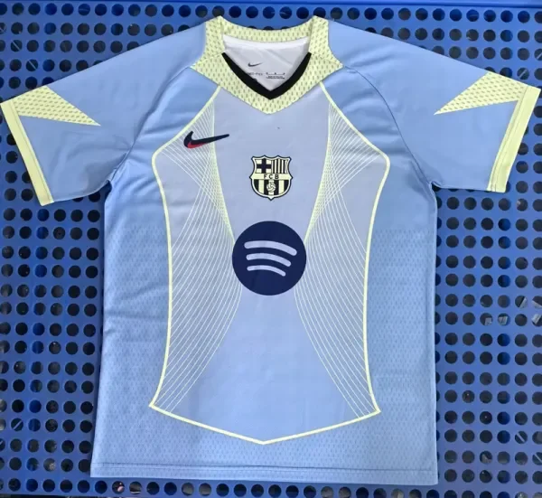 2025-26 Barcelona  Lake blue Concept Edition Training shirts