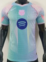 2025-26 Barcelona Pink Blue Special Edition Player Version Training Shirts