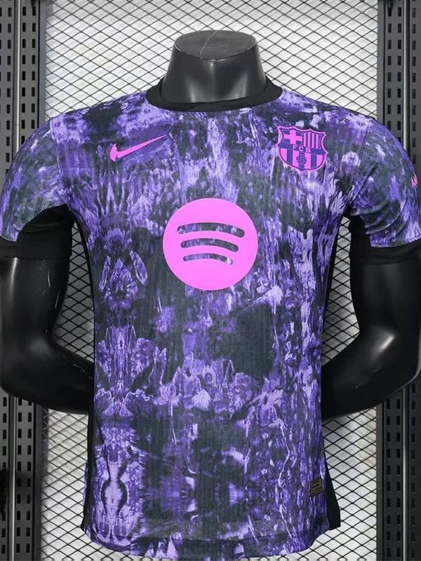 2025-26 Barcelona Purple Black Special Edition Player Version Training Shirts