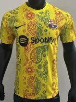 2025-26 Barcelona Yellow Special Edition Player Version Training Shirts