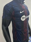 2025-26 Barcelona Black Special Edition Player Version Training Shirts