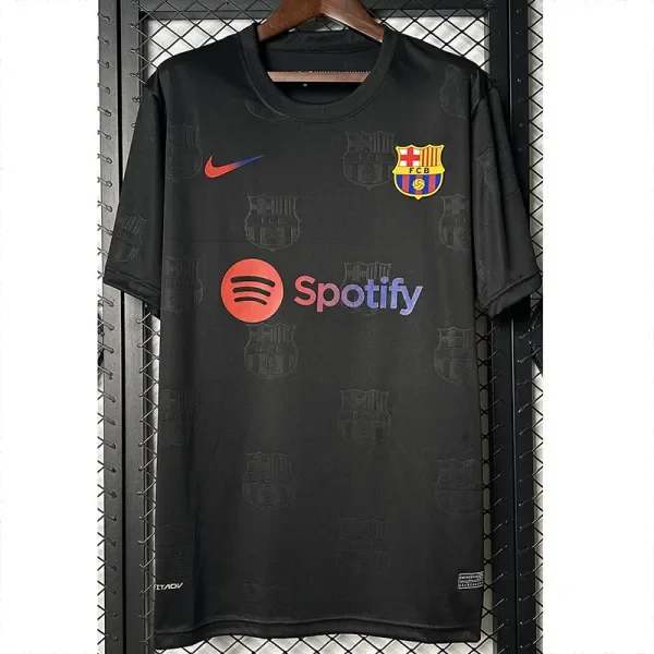 2025-26 Barcelona  Black Special Edition Fans Training Shirts