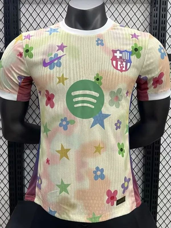 2025-26 Barcelona Khaki Green Special Edition Player Version Training Shirts