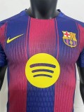 2025-26 Barcelona Home Player Version Soccer Jersey
