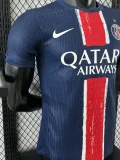 2024-25 PSG Home Player Version Soccer Jersey （Have One Stars) (前带星)