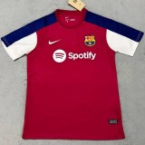 2025-26 Barcelona  Brown Red Training Shirts
