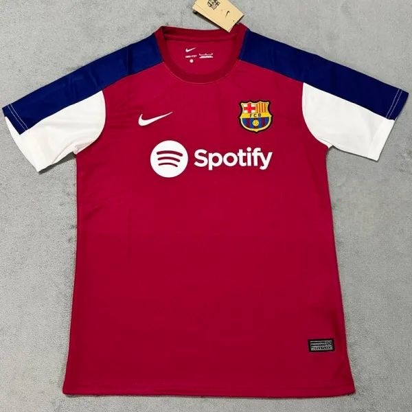 2025-26 Barcelona  Brown Red Training Shirts