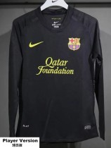 2011-2012  Barcelona  Away Player Version  Long Sleeve Retro Soccer Jersey (长袖球员)