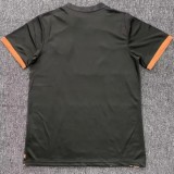 2025-26 Barcelona  Black Orange Special Edition Fans Training Shirts