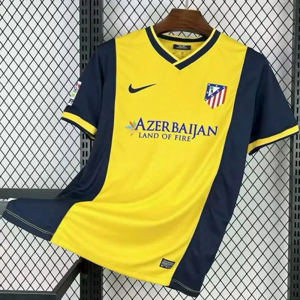 2013-2014  Atletico Madrid  ATM Away Retro Soccer Jersey (带章)