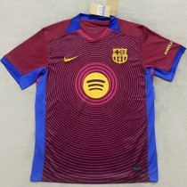 2025-26 Barcelona Brown Red Special Edition Fans Training Shirts