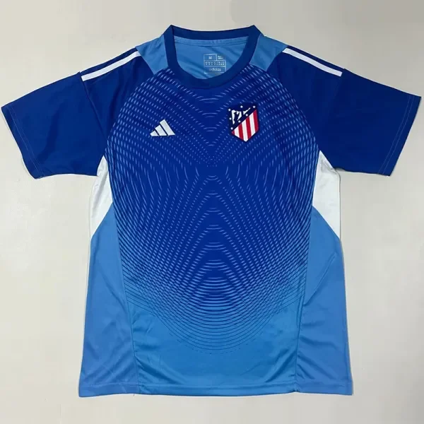 2025-26 Atletico Madrid Blue Goalkeeper Soccer Jersey