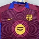 2025-26 Barcelona Brown Red Special Edition Fans Training Shirts