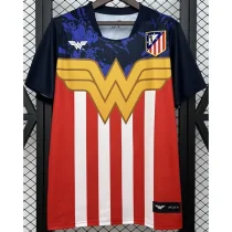2025-26 Atletico Madrid Blue Red Special Edition Fans Soccer Jersey