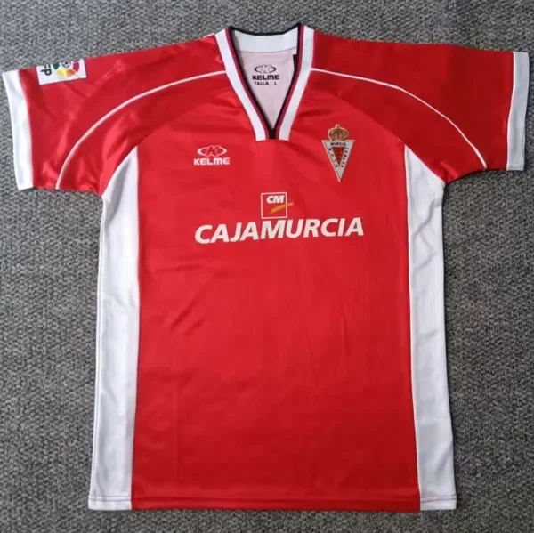 1999-2001 La Coruna Red Retro Soccer Jersey (带章)