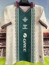 25-26 Real Betis Beige Special Edition Fans Soccer Jersey