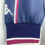 1997-1998 Man City Away Long Sleeve Retro Soccer Jersey (长袖)