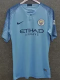 2018-2019 Man City Home Retro Soccer Jersey