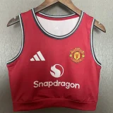 2025-26 Man Utd Home Women Yoga Vest (女)