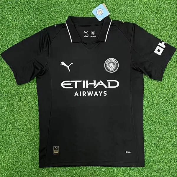 2025-26 Man City Black Fans Soccer Jersey