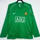 2007-2008 Man Utd Green Goalkeeper Long Sleeve Retro Soccer Jersey (长袖)