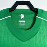 2007-2008 Man Utd Green Goalkeeper Retro Soccer Jersey